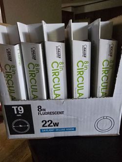 8 inch circular bulbs (new)