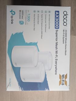 Like New! TP-Link Deco AX3000 Wi-Fi 6 Mesh System (3-Pack, 2 Unused)