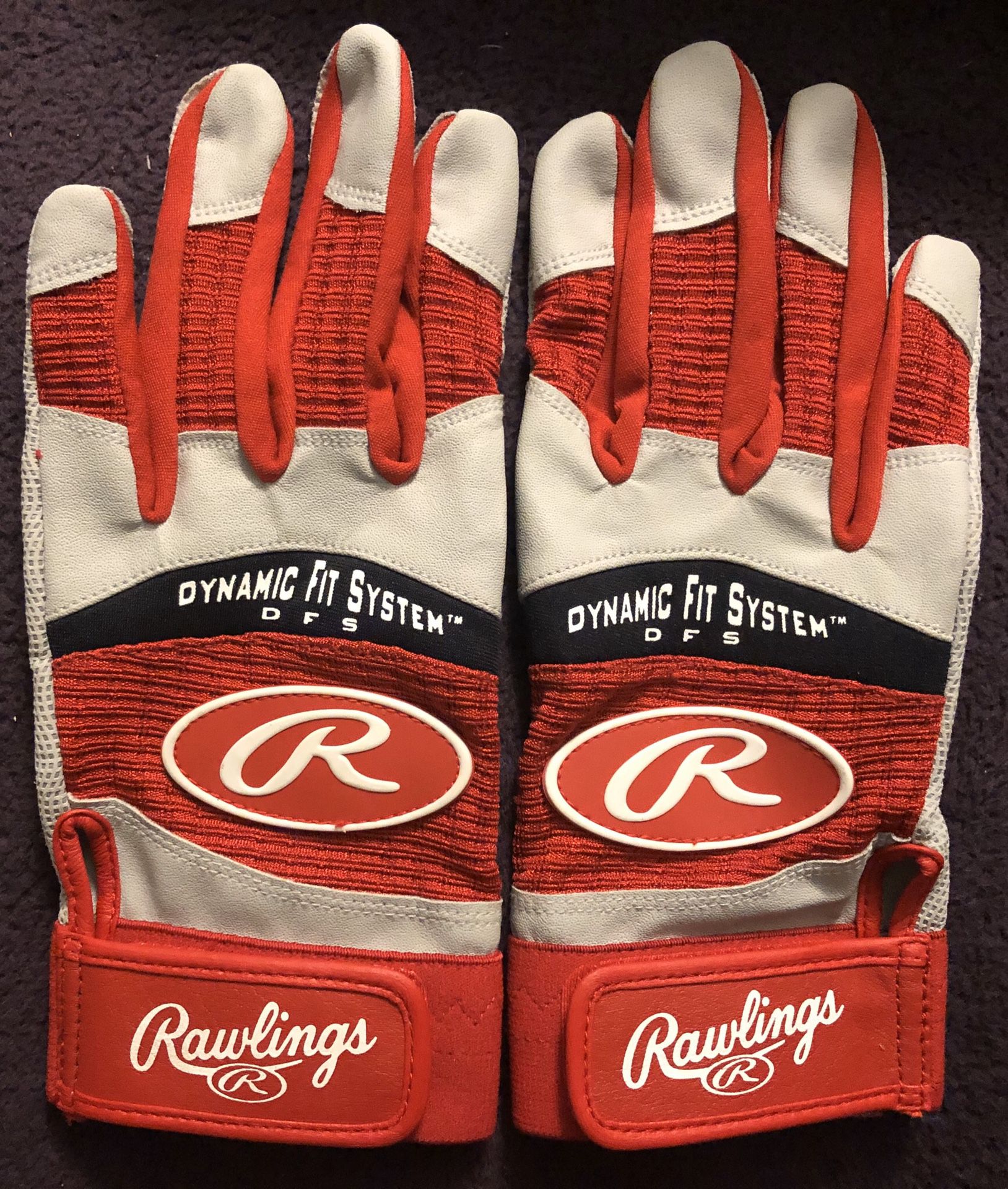 Rawlings Dynamic Fit System (DFS) Baseball Batting Gloves