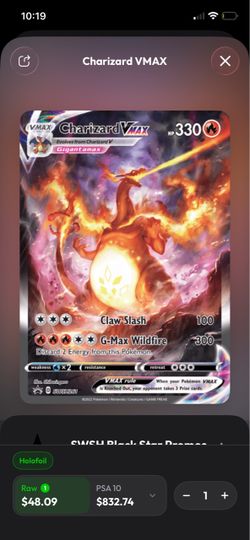 Charzard v vstar vmax