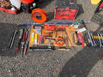 Huge Contractor Tool Lot – DeWalt FlexVolt, Makita, Milwaukee PACKOUT, Batteries, Hand Tools & More