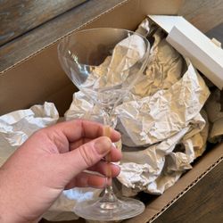Crate & Barrel Martini glass set