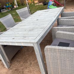 Big Table And Chairs Outdoor 