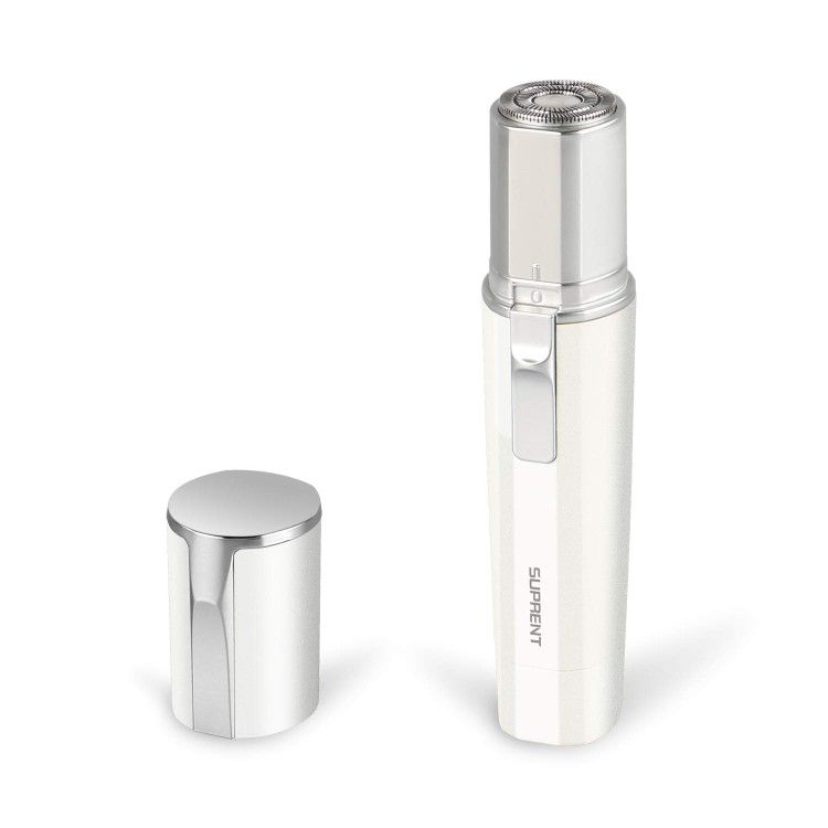 Facial Hair Removal for Women SUPRENT Facial Hair Remover, Facial Hair Remover for Cheek, Lips, Chin and Neck, IPX7 Waterproof, Battery Powered