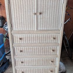 Wicker Bedroom Set- Henry Link Lexington Collection- 2 Pieces