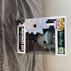 Weaponized Rick Funko Pop In Box Rick And Morty