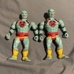 2 Vintage 1985 Telepix Thundercats Mumm-ra Toy Action Figures