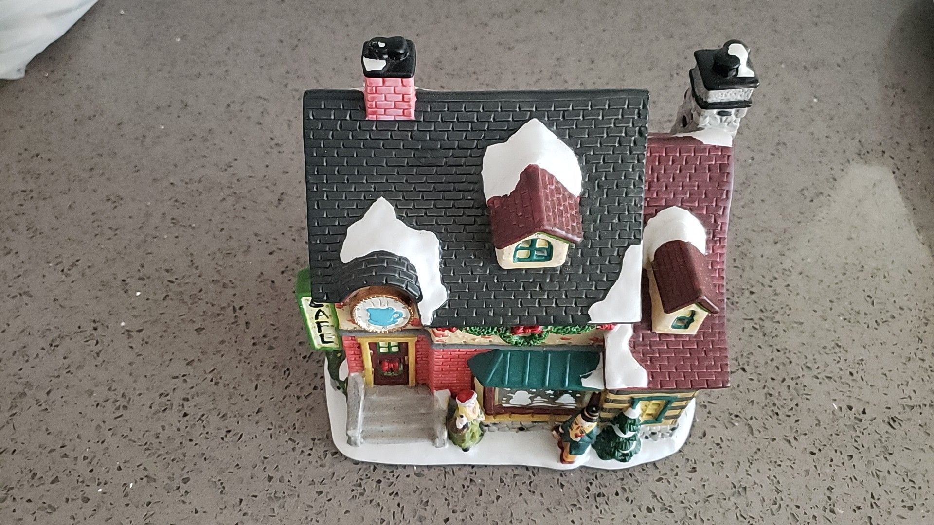 Ceramic Christmas house decoration