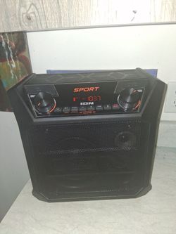 Ion tailgate speaker