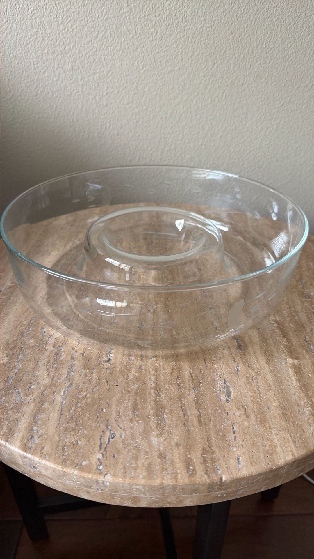 Princess House chip and dip bowl