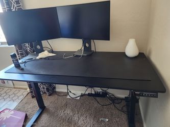 Black Electric Standing Desk