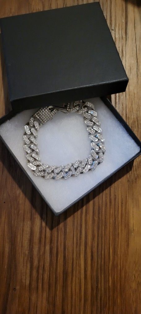 Bracelet stainless steel 7.5