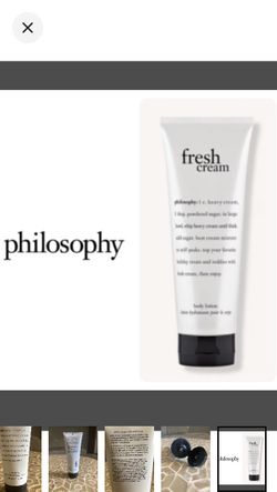 NEW!  Philosophy Fresh Cream Body Lotion (7 fl oz)