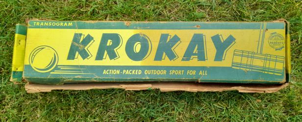 Vintage Toy Croquet Set