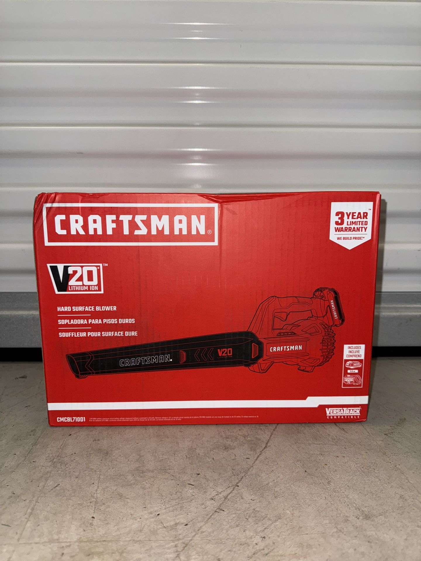 (NEW) CRAFTSMAN 20V MAX Cordless Leaf Blower