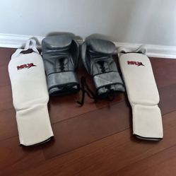 MMA Gloves And Shin Guards New
