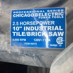 Tile Saw/ Wet Saw 