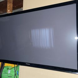 Panasonic TV with wall mount