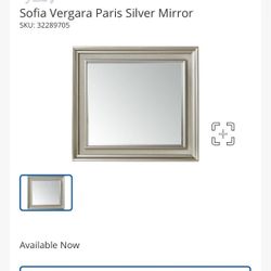 Sofia Vergara Paris Silver Mirror

