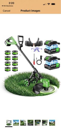 20000RPM 3 in 1 Electric Cordless String Trimmer