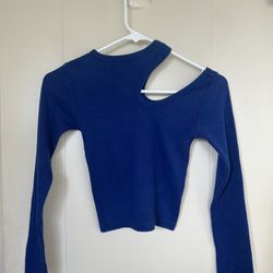 Long sleeve crop top