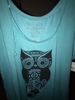Brand new owl blouse NWT