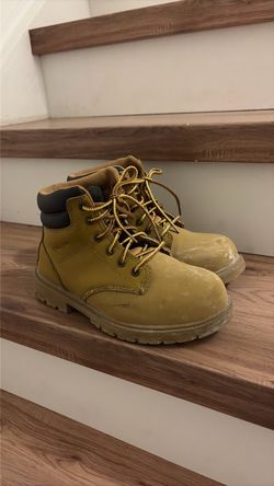 Tan Steel Toe Work Boots