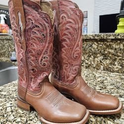 Durango Arena Pro Women's Tawny English Rose Western Boot 13 inch size 6M