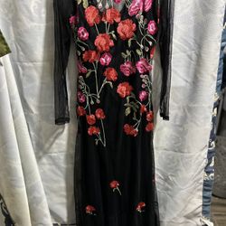 Ladies Dress Sheer Sleeves 