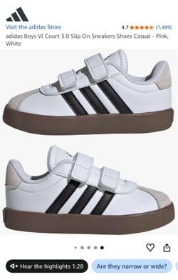 Adidas VL Court 3.0 Toddler Size 5 Shoes