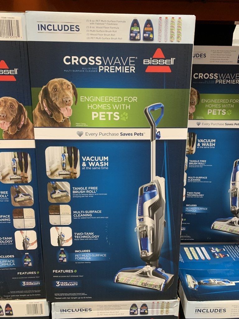 Pet Parents!!! Costco Bissell Crosswave Premier Wet Dry Vacuum Is A Must For Any Pet Parent