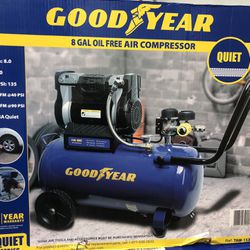 Good year 8 Gallon Quiet Air Compressor 