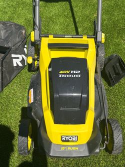40V HP Brushless 20 in. Cordless Battery Walk Behind Push Lawn Mower with 6.0 Ah Battery and Charger