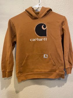 Carhartt Kids Brown Logo Hoodie M10/12