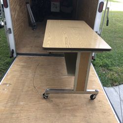 Table On Wheels $125.00 Very Strong