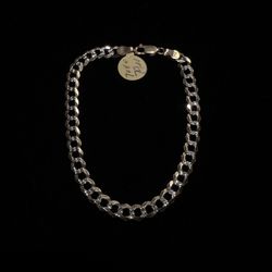 Flat Curved bracelet 14k Gold