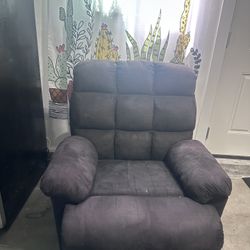 Charcoal Black - Reclining Chair
