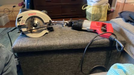 Milwaukee Sawzall and Craftsman circular saw
