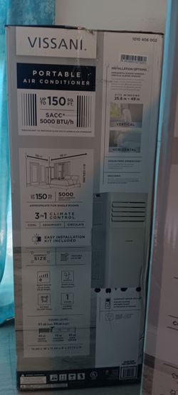 Vissani Portable Air Conditioner 5000 BTU
