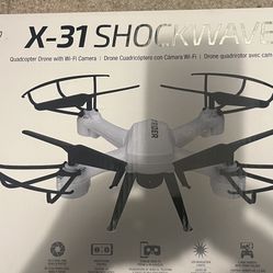 X-31 Shockwave Quadcopter Drone  Camera 