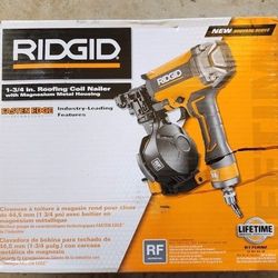 RIGID 1-3/4" Roofing Coil Nailer  (2 Available)