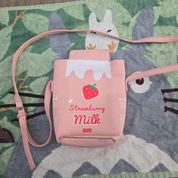 Purse-Strawberry Milk