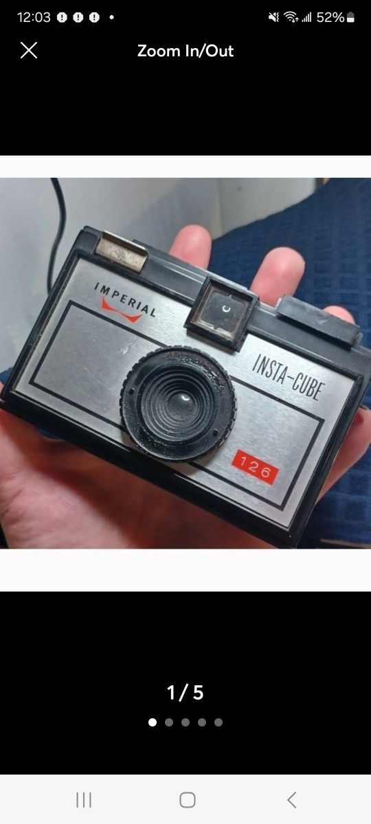 Imperial Insta-Cube Classic Camera Vintage Cam Photography