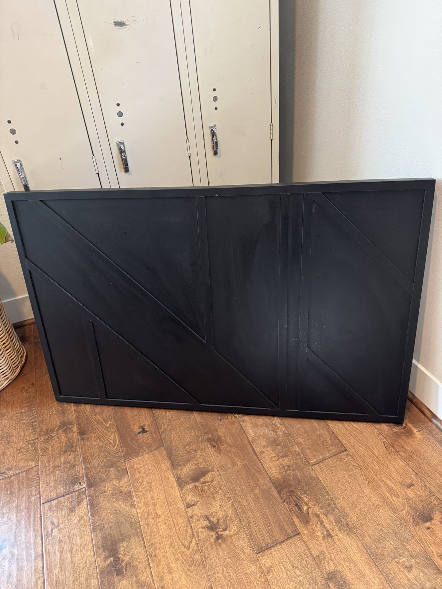 Large Wood Black Wall Art.