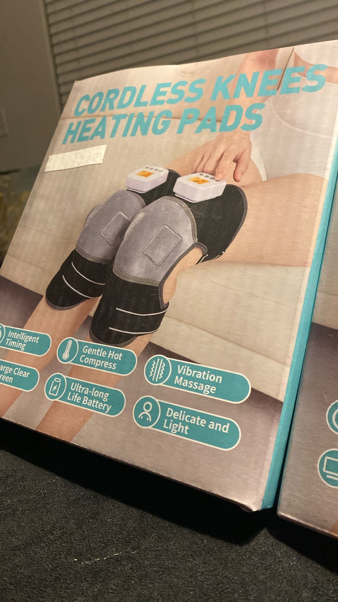 Vibrating Heating Pad Kit, Two Piece Set Chiropractic Relief, Arthritis Sciatic Nerve Diy Pain Be Gone New Cordless Rechargeable