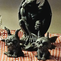GOTHIC GARGOYLES (3)  WELL MADE