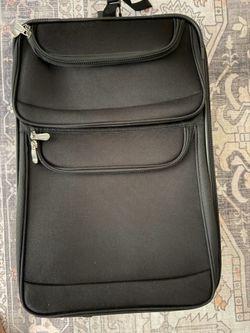 Black carry on suitcase