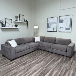 FREE DELIVERY Gray Sectional Couch