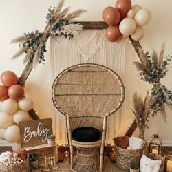 Boho Peacock Chair - Event Access