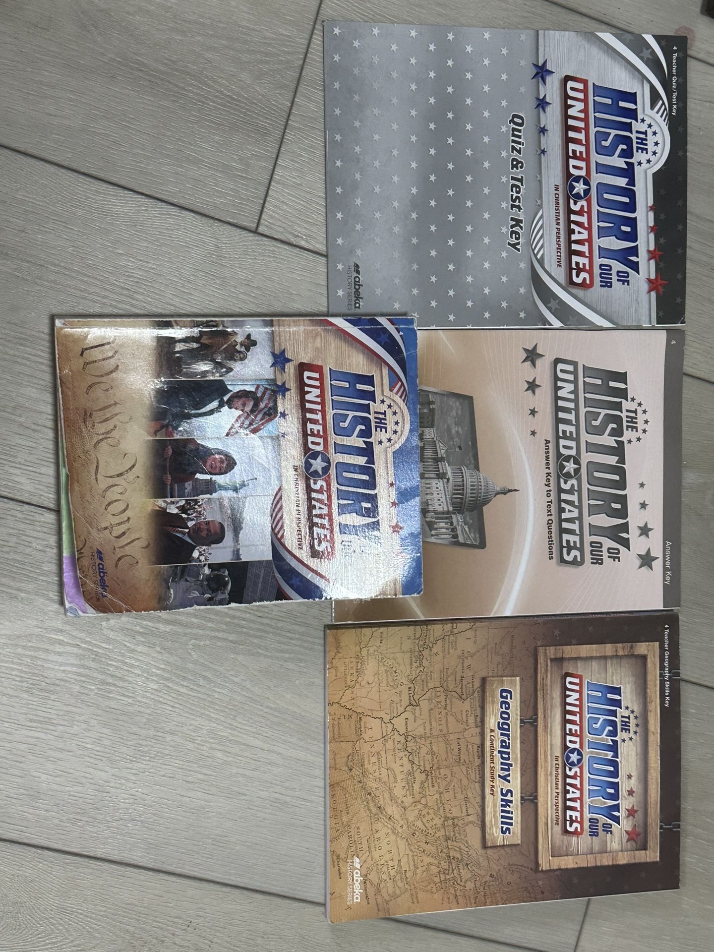 Abeka 4th Grade History Books